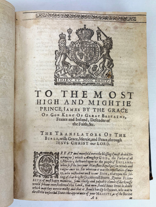 1625 King James Bible, Bonham Norton and John Bill, London