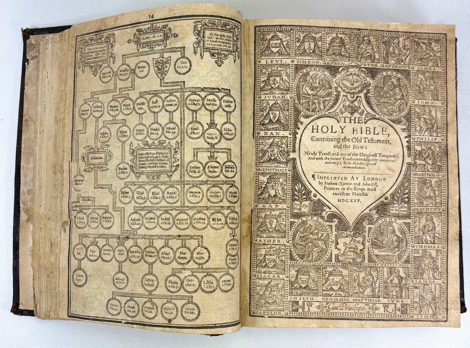 1625 King James Bible, Bonham Norton and John Bill, London