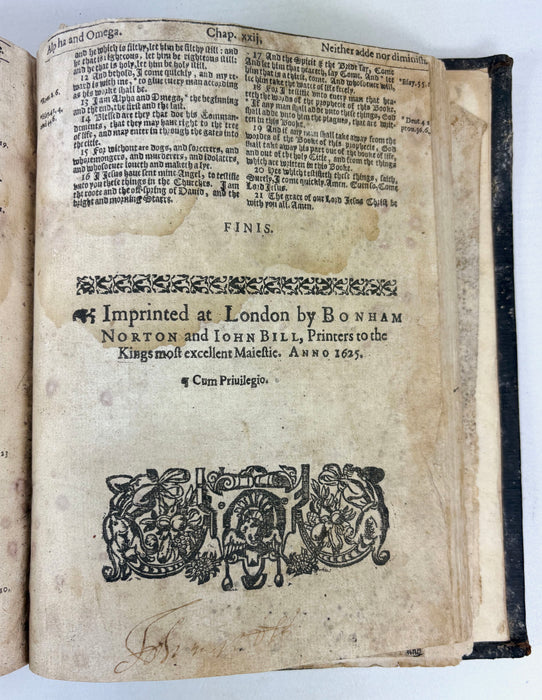 1625 King James Bible, Bonham Norton and John Bill, London