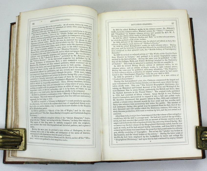 A Biographical Dictionary of Eminent Scotsmen, with Numerous Portraits, Robert Chambers, Rev. Thomas Thomson, 1855. Vol. V.