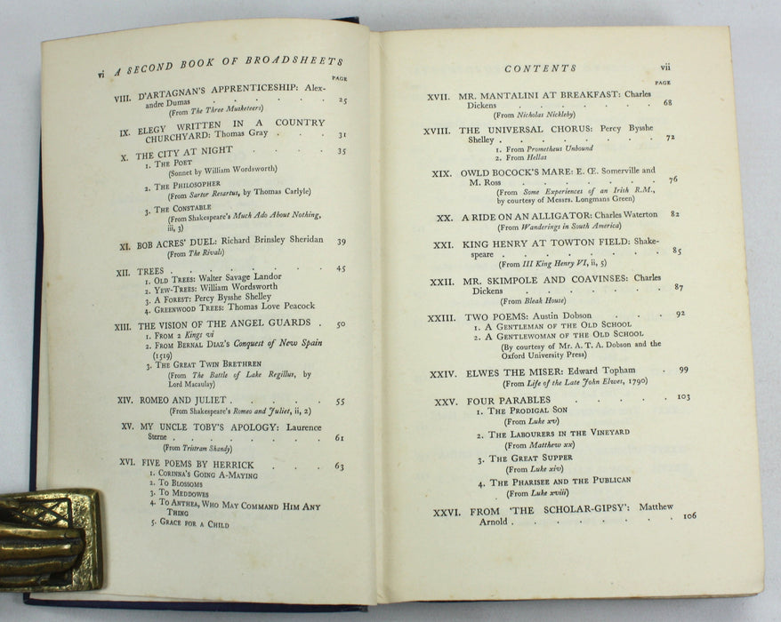 A Book of Broadsheets & A Second Book of Broadsheets, Geoffrey Dawson, 1928-1929