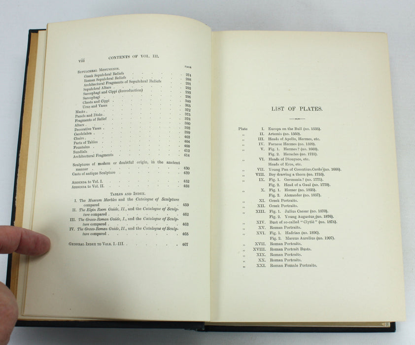A Catalogue of Sculpture in the Department of Greek and Roman Antiquities, British Museum, A.H. Smith, Vol. III, 1904