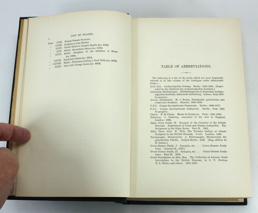 A Catalogue of Sculpture in the Department of Greek and Roman Antiquities, British Museum, A.H. Smith, Vol. III, 1904