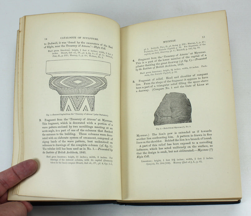 A Catalogue of Sculpture in the Department of Greek and Roman Antiquities, British Museum, A.H. Smith, Vol. I, 1892