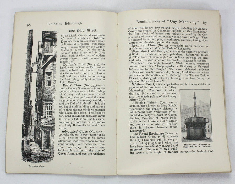 A Collection of 5 Early Tourist Guides to Edinburgh, 1900-1934