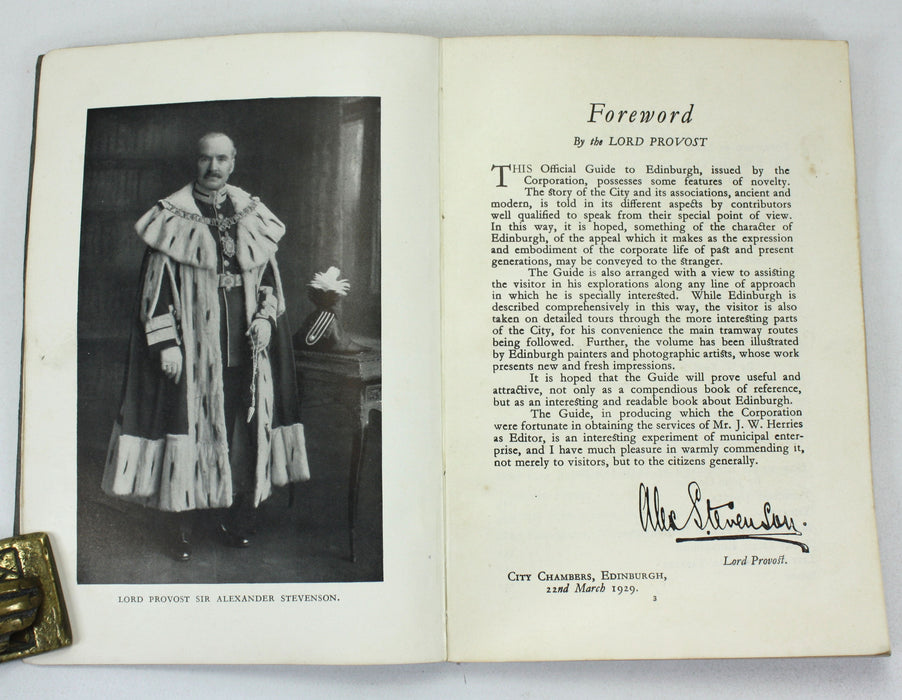 A Collection of 5 Early Tourist Guides to Edinburgh, 1900-1934