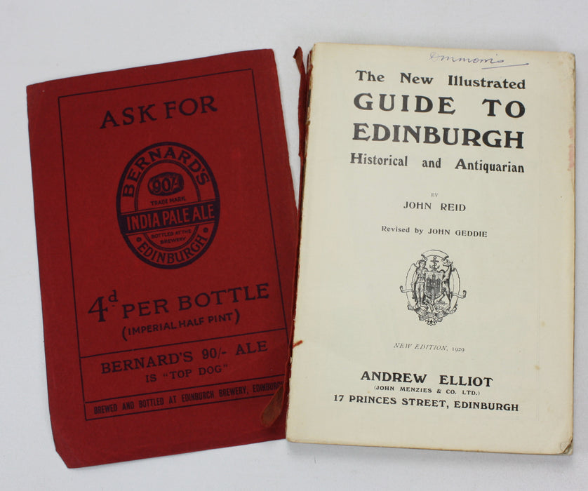 A Collection of 5 Early Tourist Guides to Edinburgh, 1900-1934