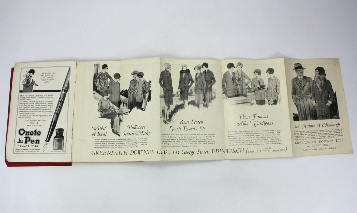A Collection of 5 Early Tourist Guides to Edinburgh, 1900-1934