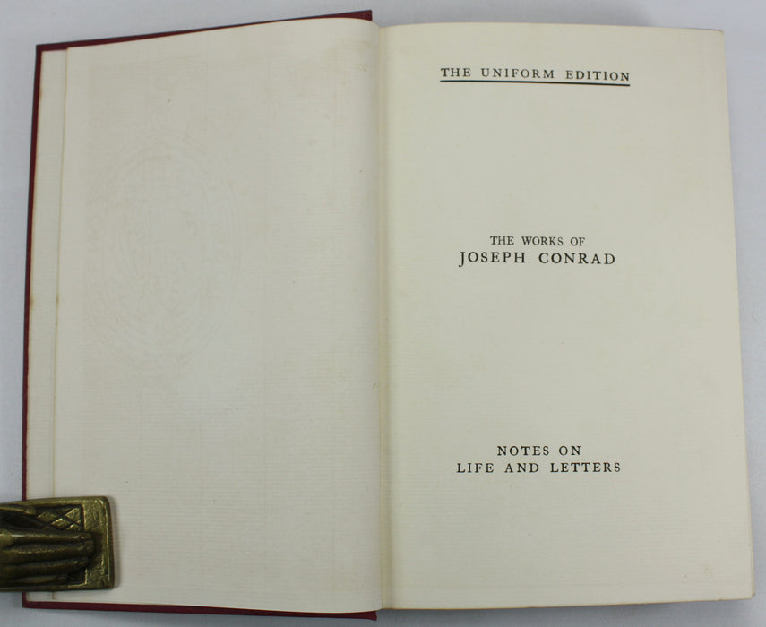 A Collection of 6 'Uniform Edition' Joseph Conrad works, J.M. Dent & Sons, 1923-1926