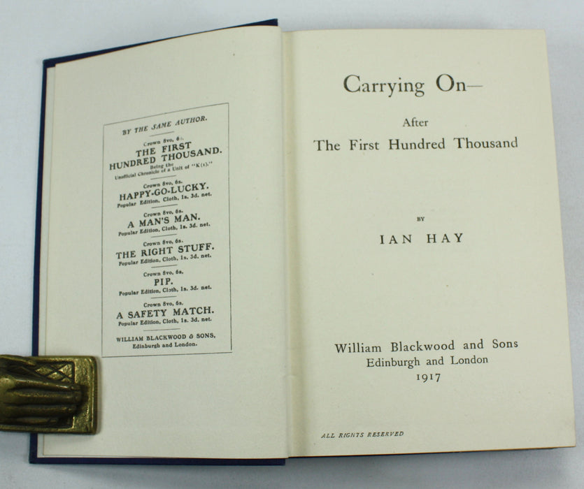 A Collection of Works by Ian Hay, mostly first editions, 1911-1941