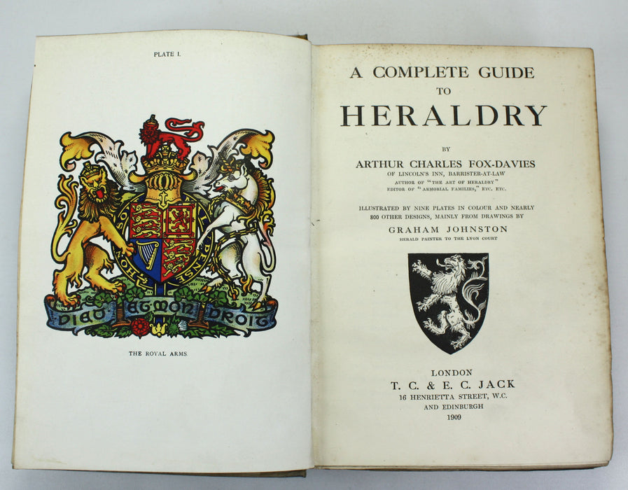 A Complete Guide to Heraldry, Arthur Charles Fox-Davies, Graham Johnston, 1909