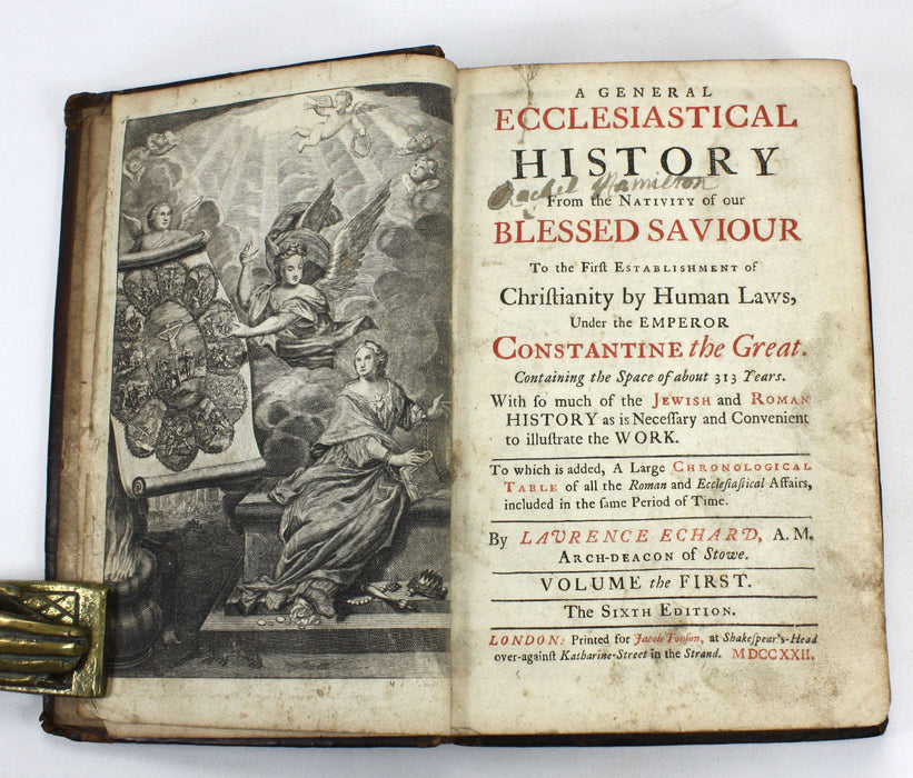 A General Ecclesiastical History, Laurence Echard, Volume the First, 1722