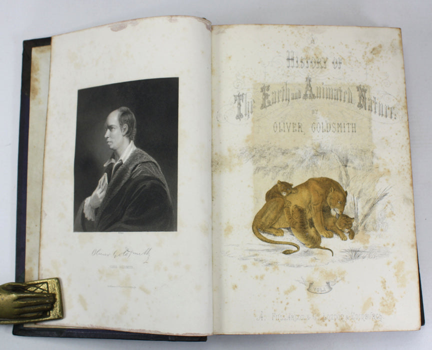 A History of The Earth and Animated Nature, Oliver Goldsmith, Baron Cuvier, Washington Irving, Vol. 1, c. 1845