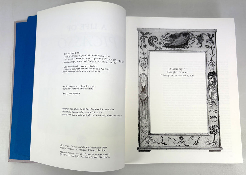A Life of Picasso, Volume I; 1881-1906, John Richardson, Jonathan Cape, 1991