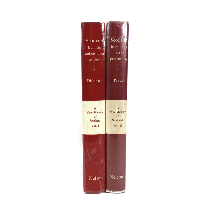 A New History of Scotland, William Croft Dickinson & George S. Pryde, 2 Volume Set, 1962