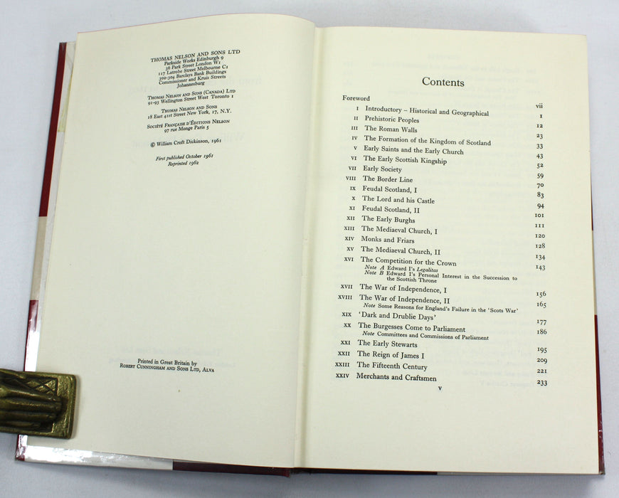 A New History of Scotland, William Croft Dickinson & George S. Pryde, 2 Volume Set, 1962