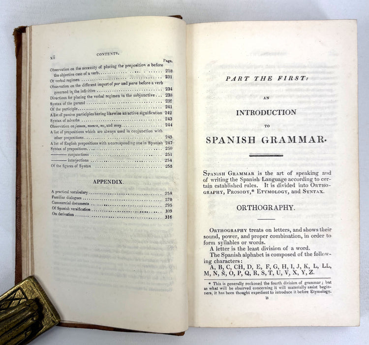 A New and Improved Spanish Grammar, Designed for Every Class of Learners, L.J.A. McHenry, 1837