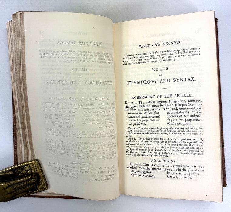 A New and Improved Spanish Grammar, Designed for Every Class of Learners, L.J.A. McHenry, 1837