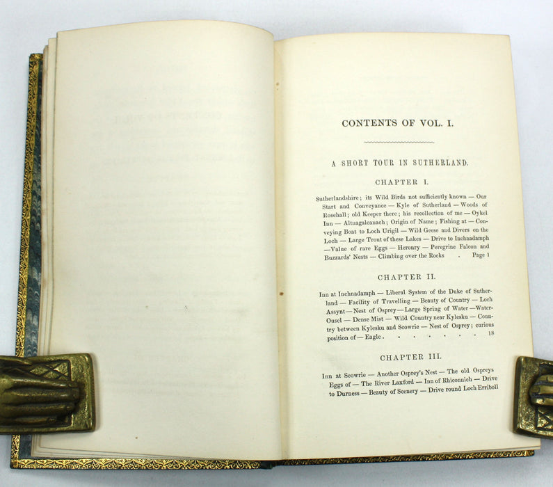 A Tour in Sutherlandshire, Charles St. John, 2 Volumes complete, John Murray 1849. Lord Tweedmouth provenance.
