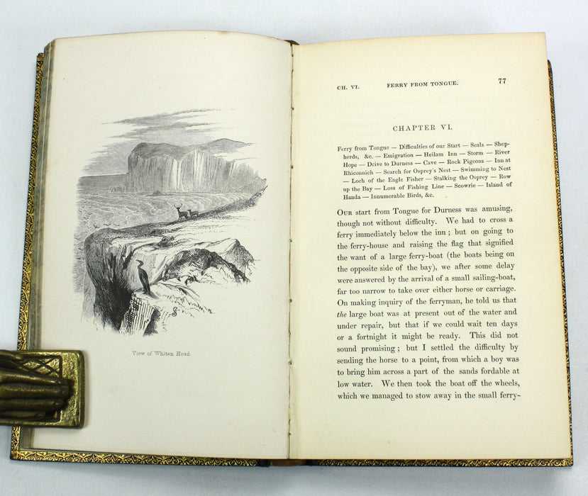 A Tour in Sutherlandshire, Charles St. John, 2 Volumes complete, John Murray 1849. Lord Tweedmouth provenance.