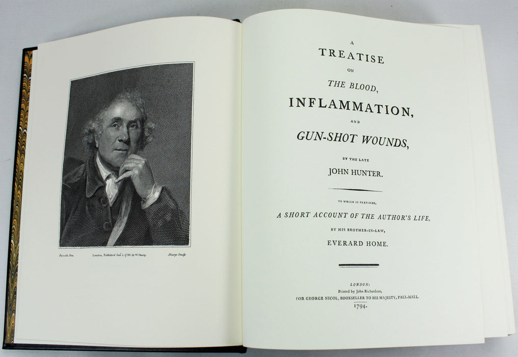 A Treatise on The Blood, Inflammation, and Gun-Shot Wounds, John Hunter, The Classics of Medicine Library, 1982