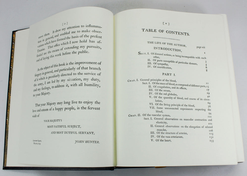 A Treatise on The Blood, Inflammation, and Gun-Shot Wounds, John Hunter, The Classics of Medicine Library, 1982