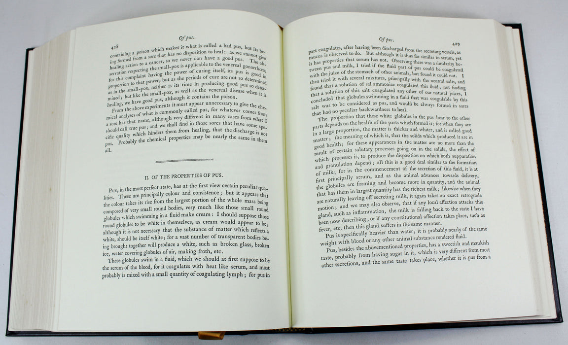 A Treatise on The Blood, Inflammation, and Gun-Shot Wounds, John Hunter, The Classics of Medicine Library, 1982