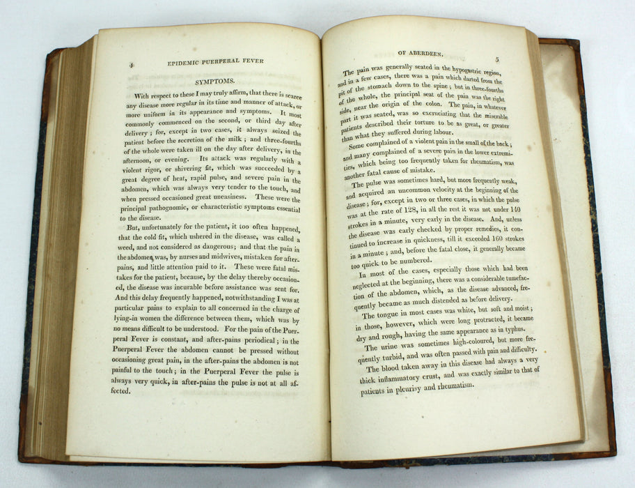 A Treatise on the Epidemic Puerperal Fever as it Prevailed in Edinburgh in 1821-22, William Campbell M.D., and Dr. Gordon, 1822