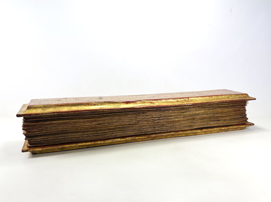 A Truly Outstanding Burmese Kammavaca Buddhist manuscript; 60 Leaves, Late Konbaung Dynasty: circa 1850-1885.