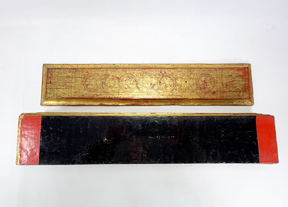A Truly Outstanding Burmese Kammavaca Buddhist manuscript; 60 Leaves, Late Konbaung Dynasty: circa 1850-1885.