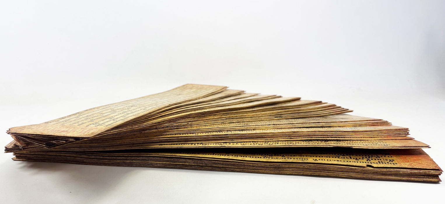 A Truly Outstanding Burmese Kammavaca Buddhist manuscript; 60 Leaves, Late Konbaung Dynasty: circa 1850-1885.