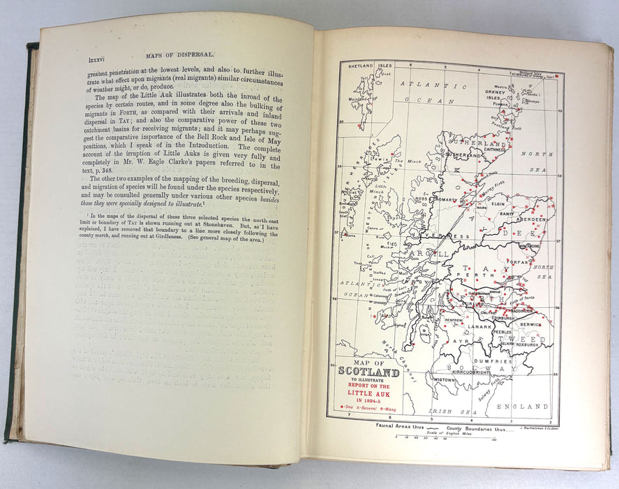 A Vertebrate Fauna of Scotland; A Fauna of the Tay Basin and Strathmore, J.A. Harvie-Brown, 1906
