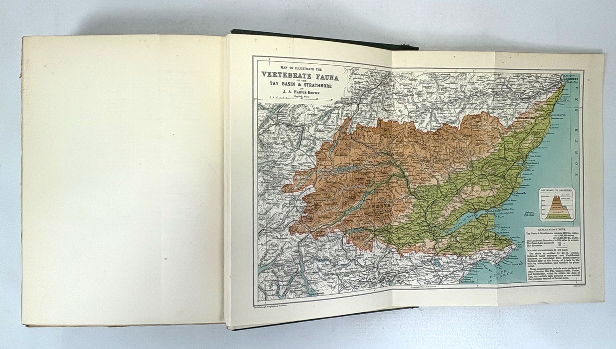 A Vertebrate Fauna of Scotland; A Fauna of the Tay Basin and Strathmore, J.A. Harvie-Brown, 1906