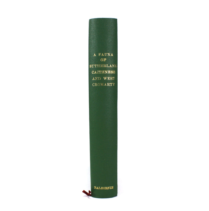 A Vertebrate Fauna of Sutherland, Caithness, and West Cromarty, J.A. Harvie-Brown & T.E. Buckley, 1887