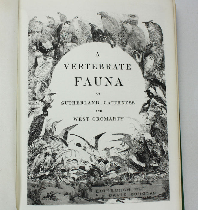 A Vertebrate Fauna of Sutherland, Caithness, and West Cromarty, J.A. Harvie-Brown & T.E. Buckley, 1887