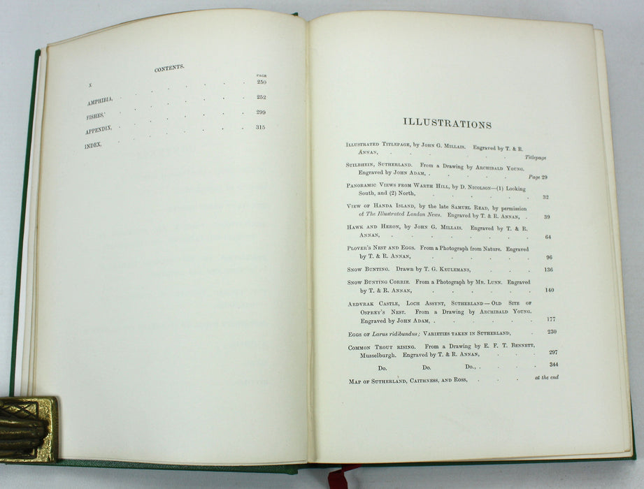 A Vertebrate Fauna of Sutherland, Caithness, and West Cromarty, J.A. Harvie-Brown & T.E. Buckley, 1887