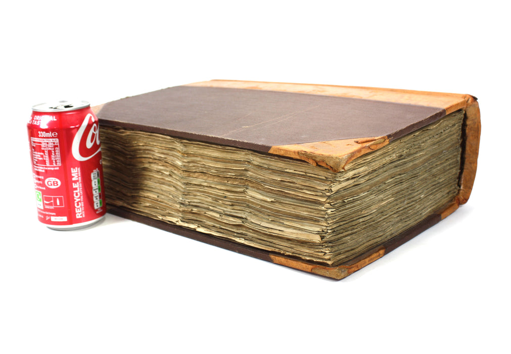 Cartulary; A Very Large Legal Folio Book entitled 'Notes On Titles C.R. & Co.', Bound 1956, with unique content and manuscript pages. Property transactions.