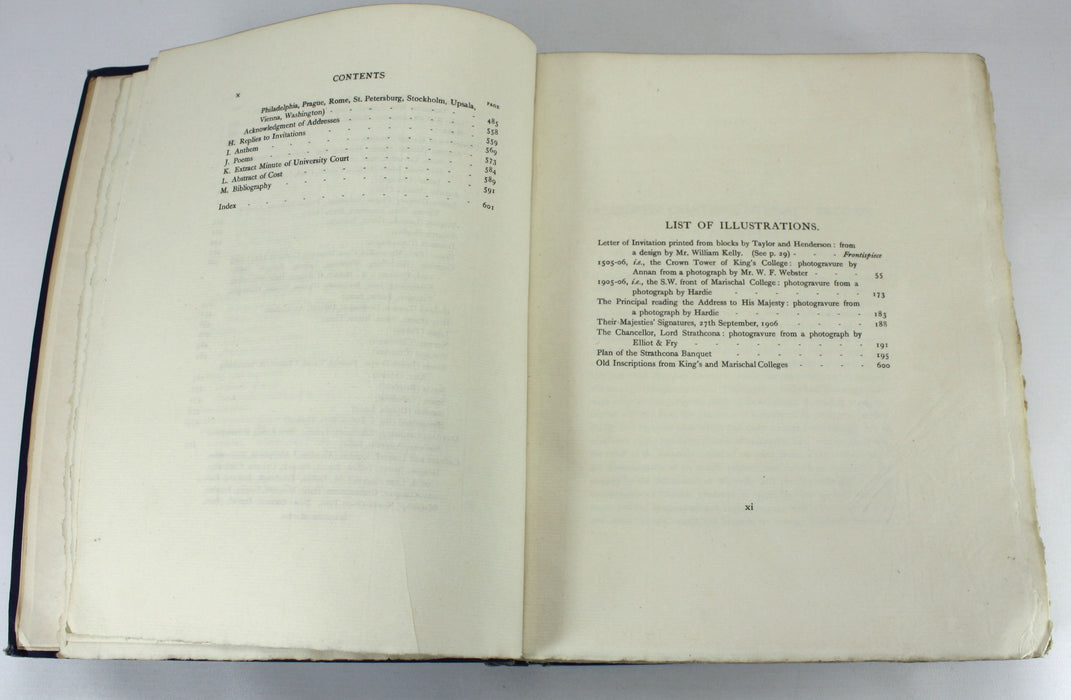 Aberdeen University; Record of the Celebration of the Quatercentenary of the University of Aberdeen, P.J. Anderson, 1907