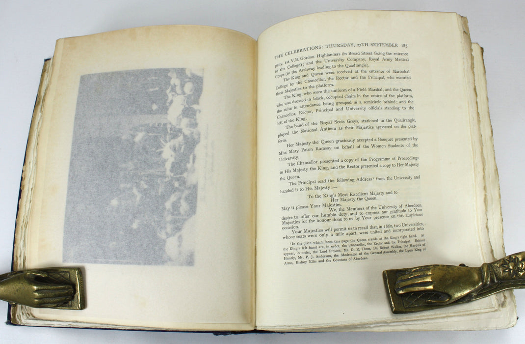 Aberdeen University; Record of the Celebration of the Quatercentenary of the University of Aberdeen, P.J. Anderson, 1907