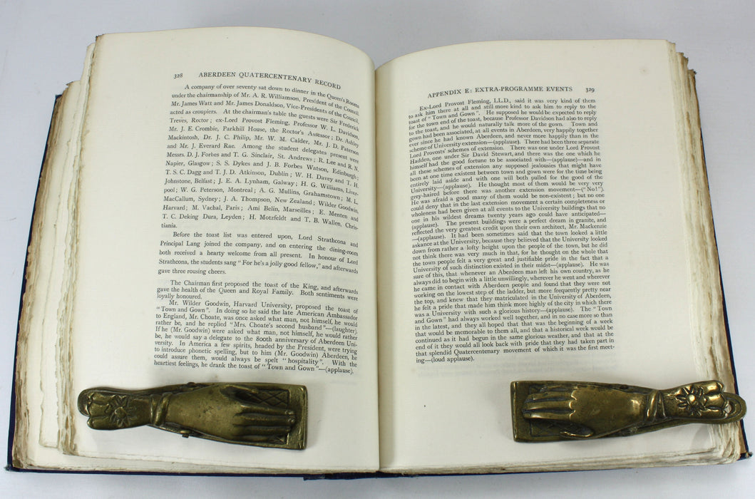 Aberdeen University; Record of the Celebration of the Quatercentenary of the University of Aberdeen, P.J. Anderson, 1907