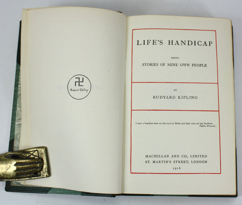 A collection of 8 works by Rudyard Kipling, Macmillan, 1904-1926, including Eton College prize bindings and some 1st editions