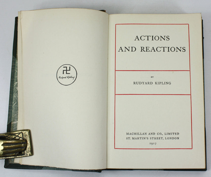 A collection of 8 works by Rudyard Kipling, Macmillan, 1904-1926, including Eton College prize bindings and some 1st editions