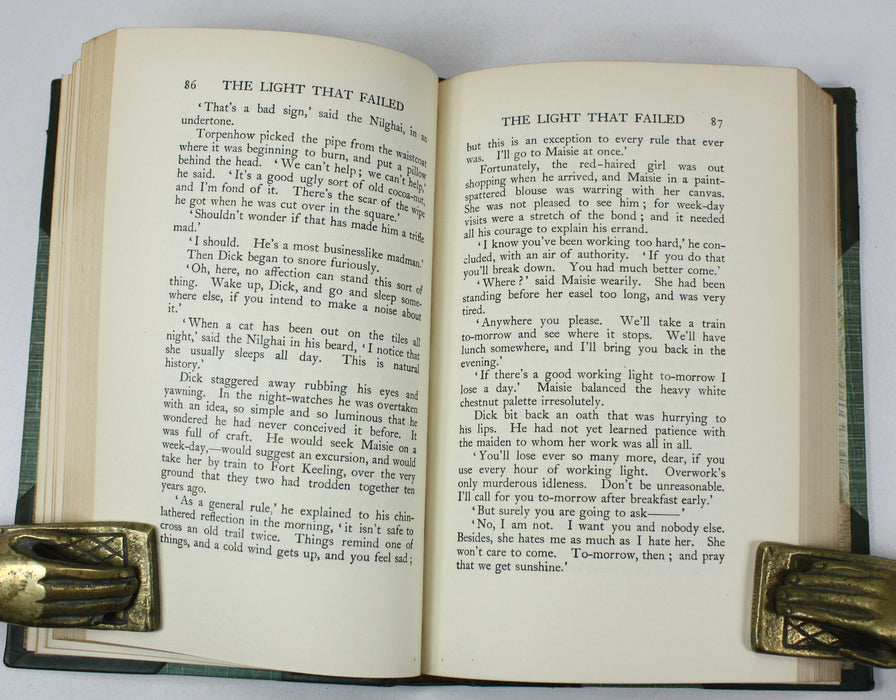 A collection of 8 works by Rudyard Kipling, Macmillan, 1904-1926, including Eton College prize bindings and some 1st editions