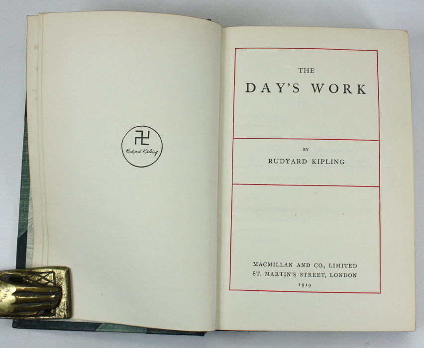 A collection of 8 works by Rudyard Kipling, Macmillan, 1904-1926, including Eton College prize bindings and some 1st editions