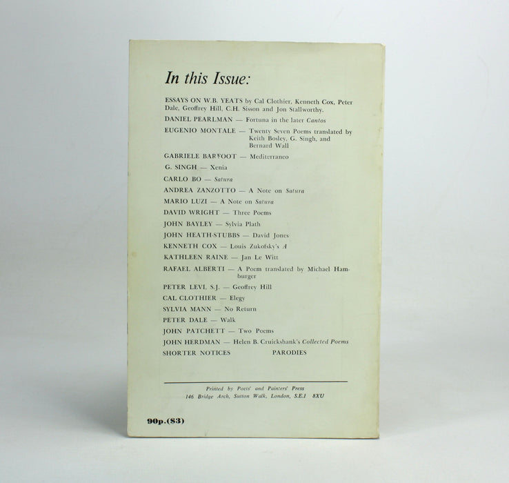 Agenda; Vol. 9 No. 4 - Vol. 10 No. 1 (2 issues) Autumn-Winter 1971/2