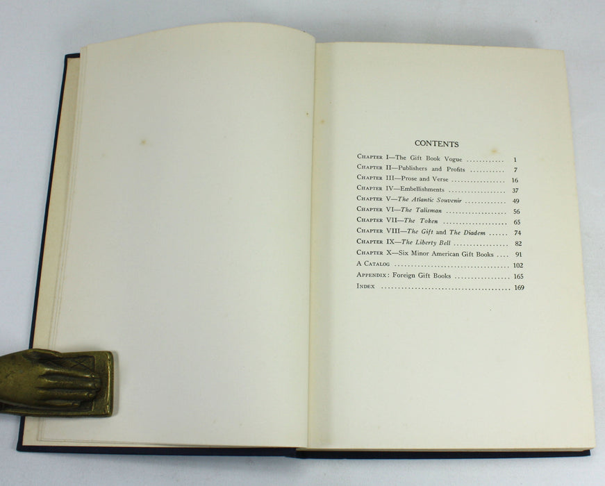 American Literary Annuals & Gift Books 1825-1865, Ralph Thompson, 1936 with signed correspondence