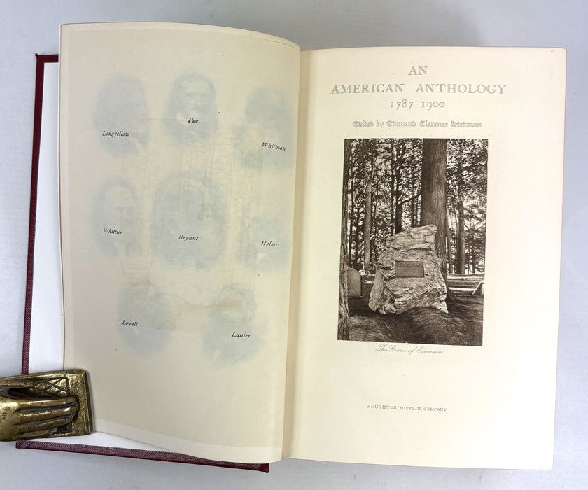 An American Anthology 1787-1900; Selections Illustrating the Editor's Critical Review of American Poetry in the Nineteenth Century, edited by Edmund Clarence Stedman, 1900