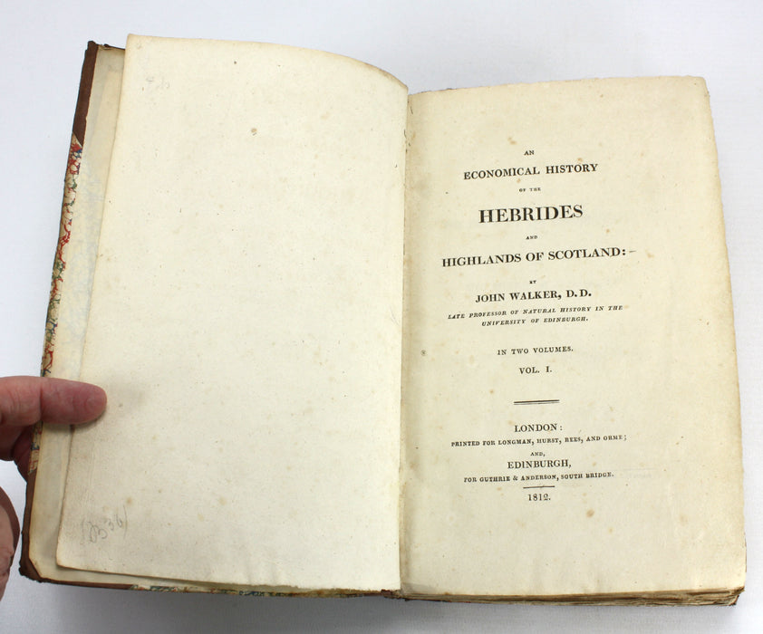 An Economical History of the Hebrides and Highlands of Scotland, John Walker, 1812