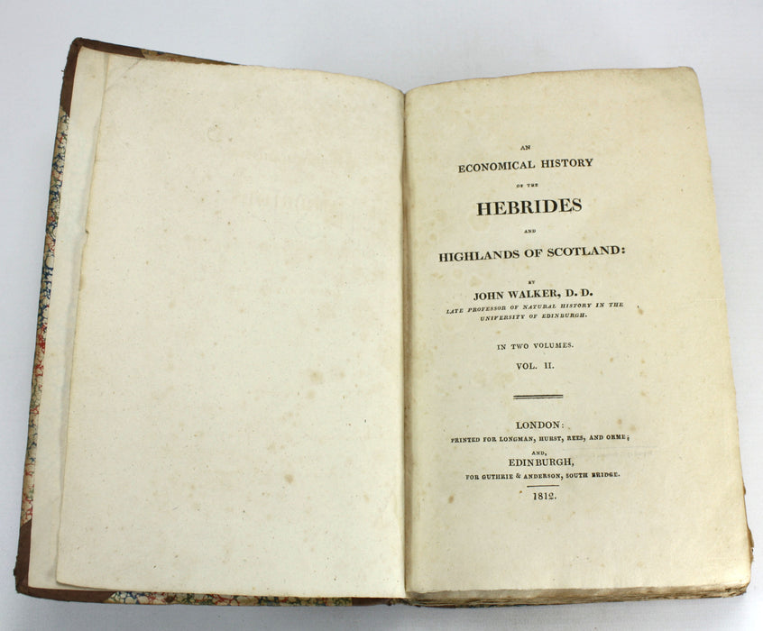 An Economical History of the Hebrides and Highlands of Scotland, John Walker, 1812