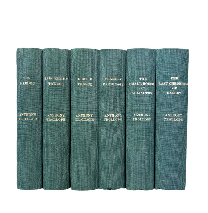 Anthony Trollope, The Barsetshire Novels, 6 Volume Set, complete, Robert Hayes, 1925
